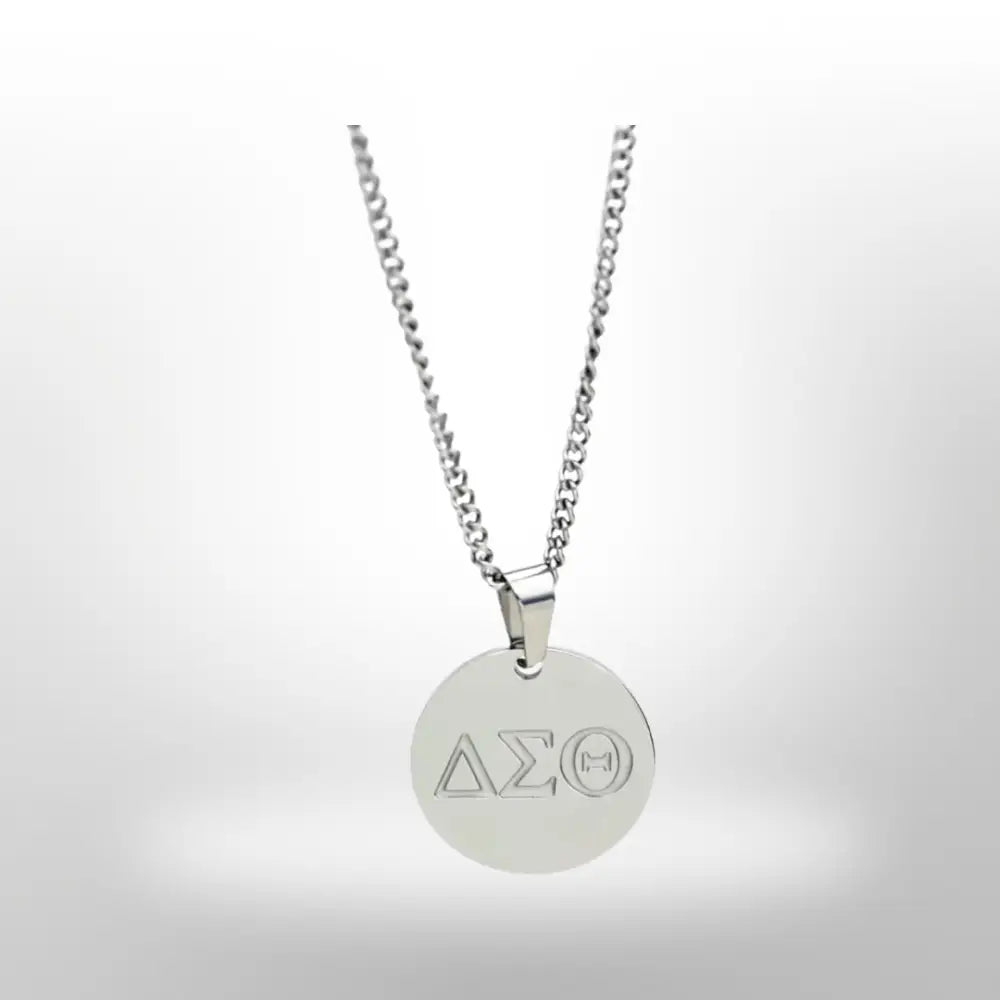 Delta Sigma Theta Necklace Silver Necklaces