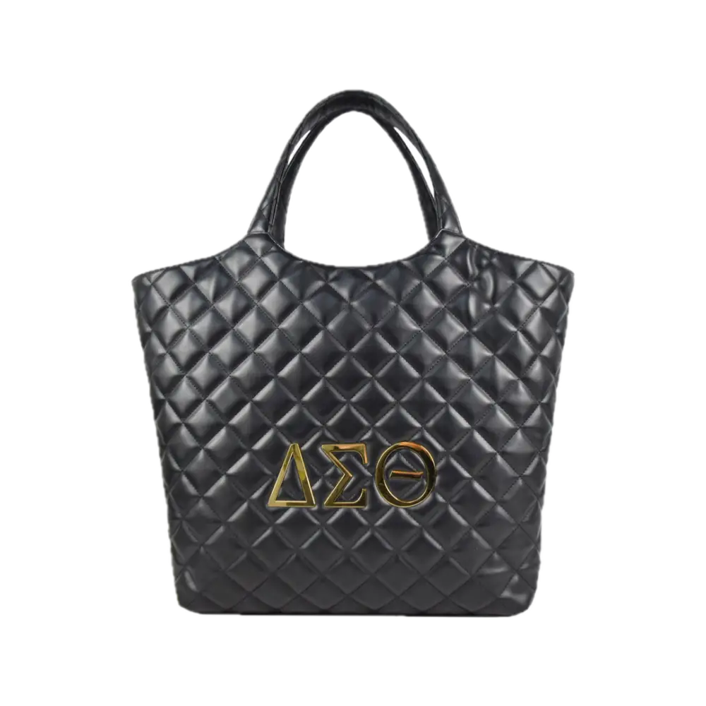 Delta Sigma Theta ’Rae’ Quilted Tote Bag Purses And Bags