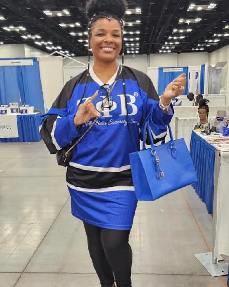 [ Pre-Order: Will Ship By October 1 2024 ] Zeta Phi Beta Logo Tote Bag Purses And Bags