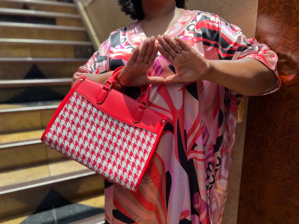 [ Pre-Order: Will Ship By September 15 2024 ] Delta Sigma Theta “The Diplomat” Medium Tote Bag