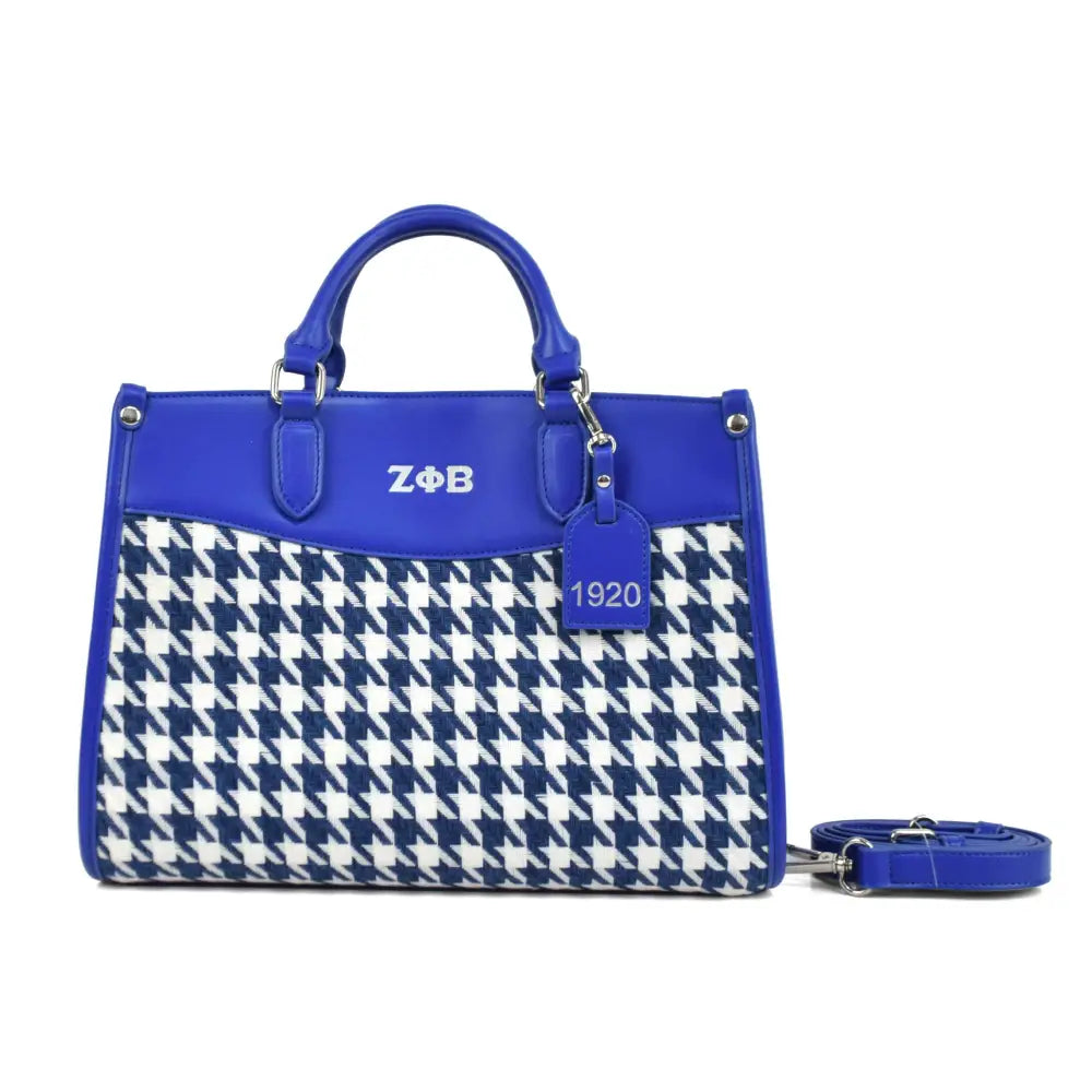 [ Pre-Order: Will Ship By September 15 2024 ] Zeta Phi Beta “Natalie” Medium Tote Bag Purses