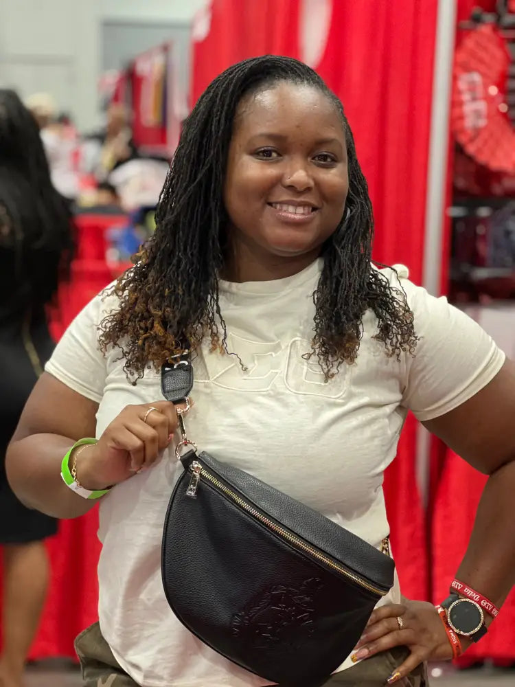 [ Pre-Order: Will Ship By September 30 2024 ] Delta Sigma Theta Oversized Fanny Bag Purses And Tote