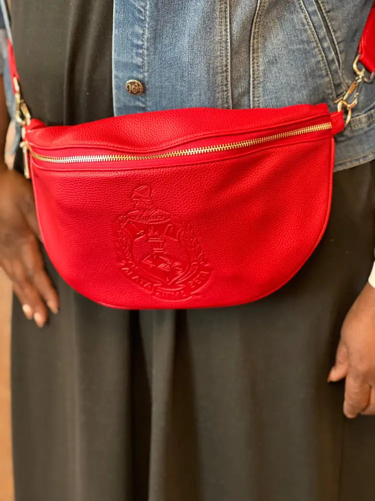 [ Pre-Order: Will Ship By September 30 2024 ] Delta Sigma Theta Oversized Fanny Bag Purses And Tote