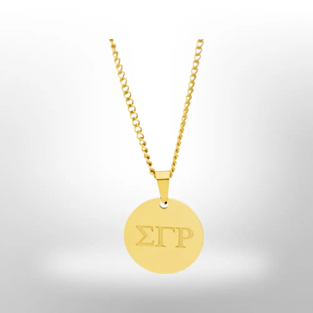 Sigma Gamma Rho Necklace Gold Necklaces