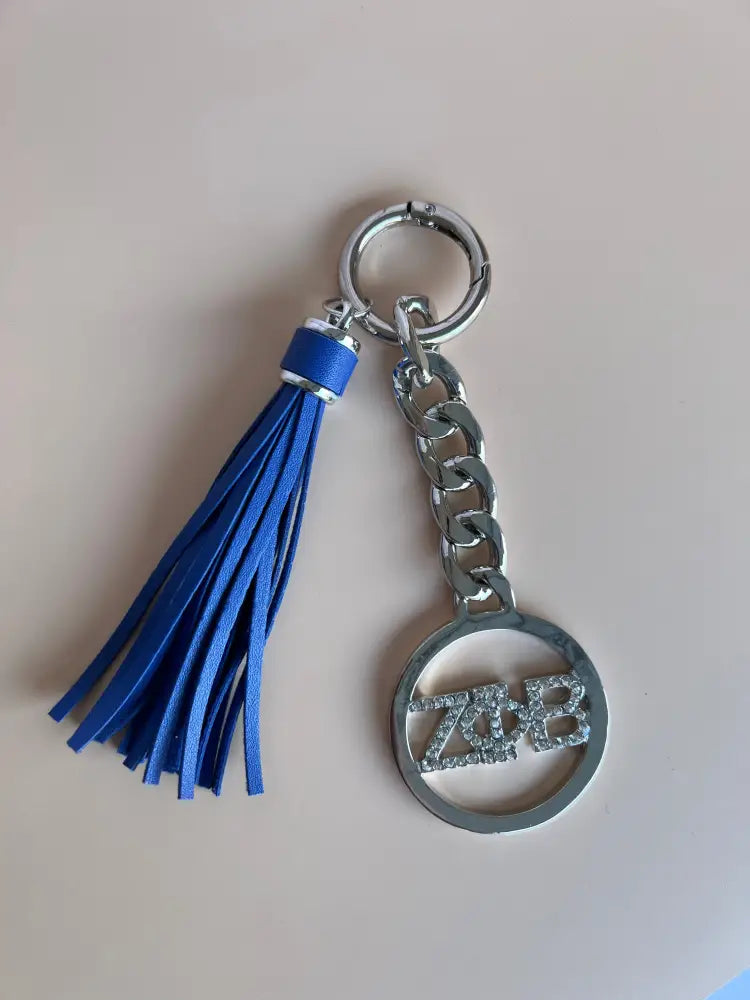 Zeta Phi Beta Keychain W/ Tassel Keychains