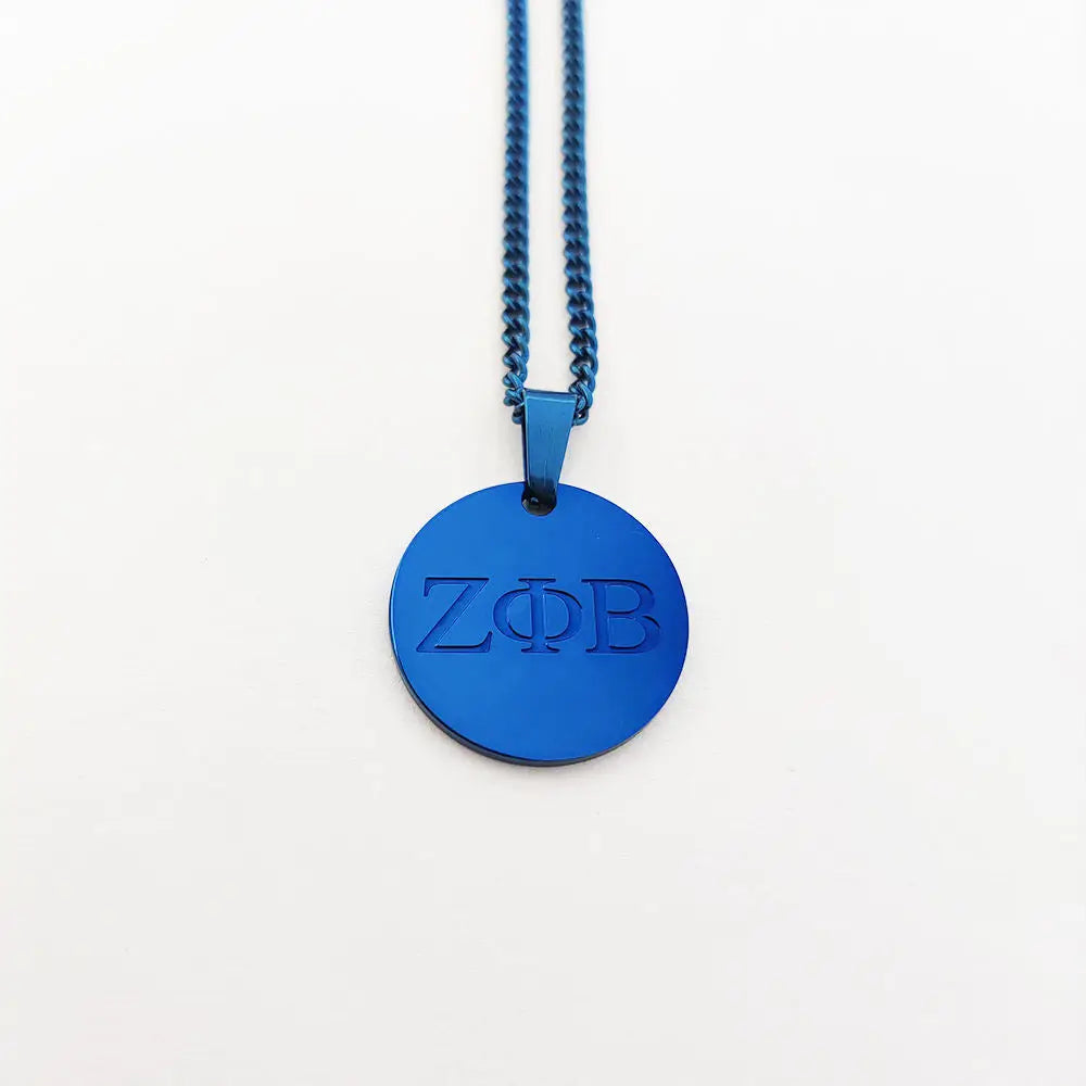 Zeta Phi Beta Necklace Blue Necklaces