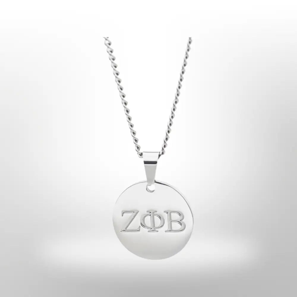 Zeta Phi Beta Necklace Silver Necklaces